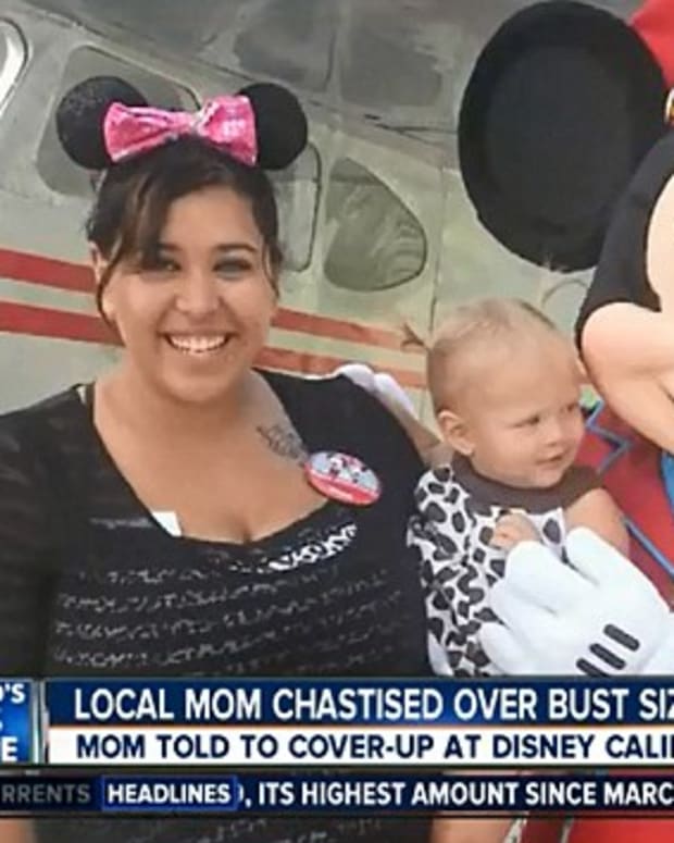 Mom Told To Cover Up By Disneyland Employee Because Her Shirt Revealed