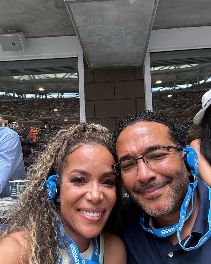 Sunny Hostin and Dr. Emmanuel Hostin at the US Open, Photo Credit: sunny/Instagram