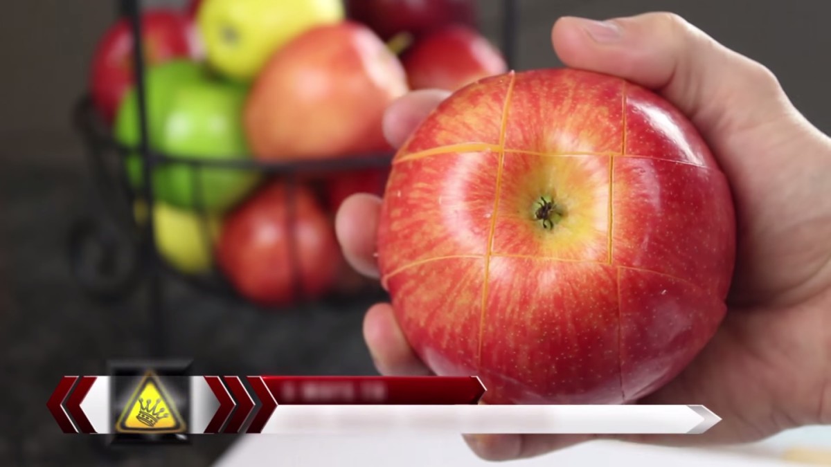 Life Hack: How To Slice An Apple 5 Different Ways (Video ...