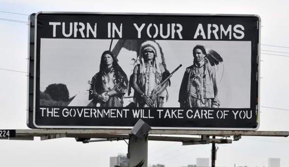 Pro-Gun Billboard Featuring Native Americans Comes Under Fire