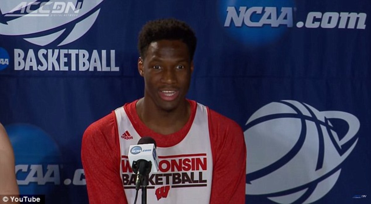 Wisconsin Badgers' Nigel Hayes Caught On Open Microphone Calling Woman ...