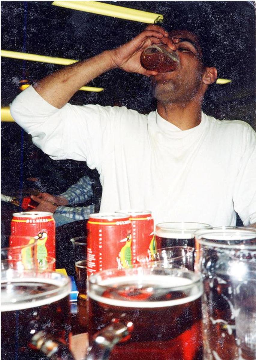 Muslim Extremist Shown Drinking