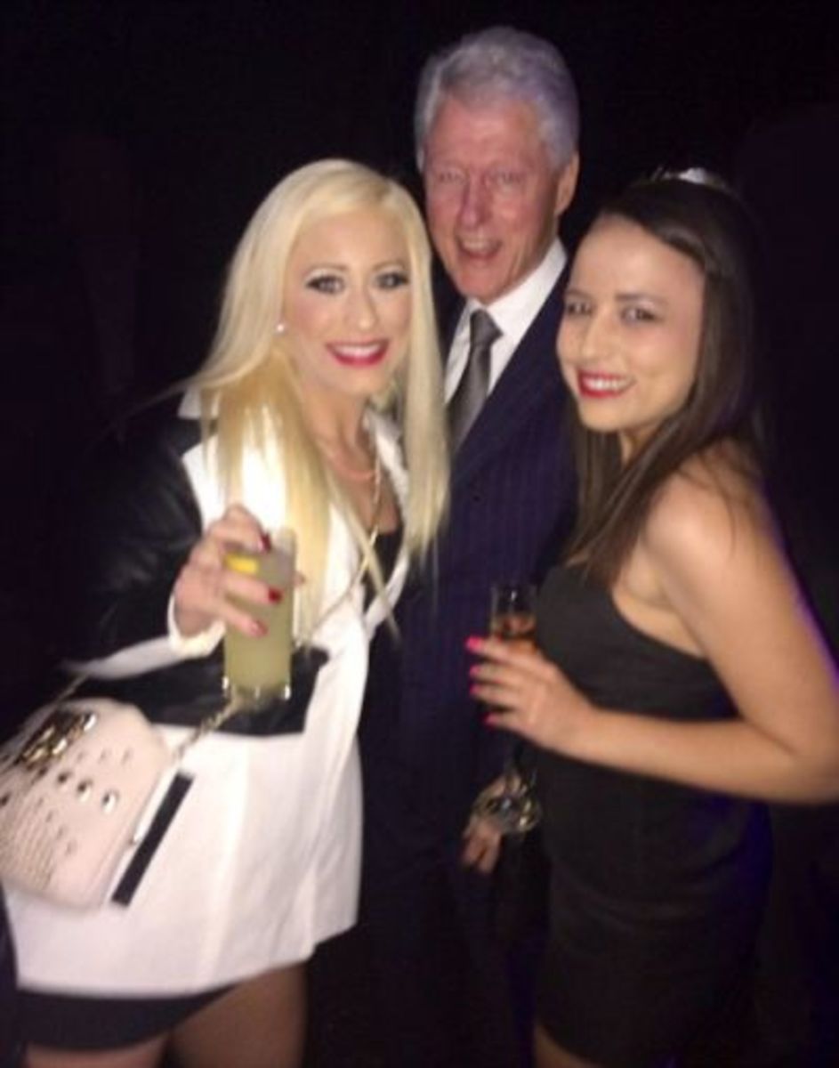 Bill Clinton Poses For A Picture With Prostitutes At Charity Ball Opposing Views 3769