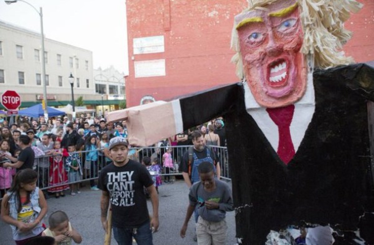 Trump Pinatas Spring Up For Cinco De Mayo (Video ...