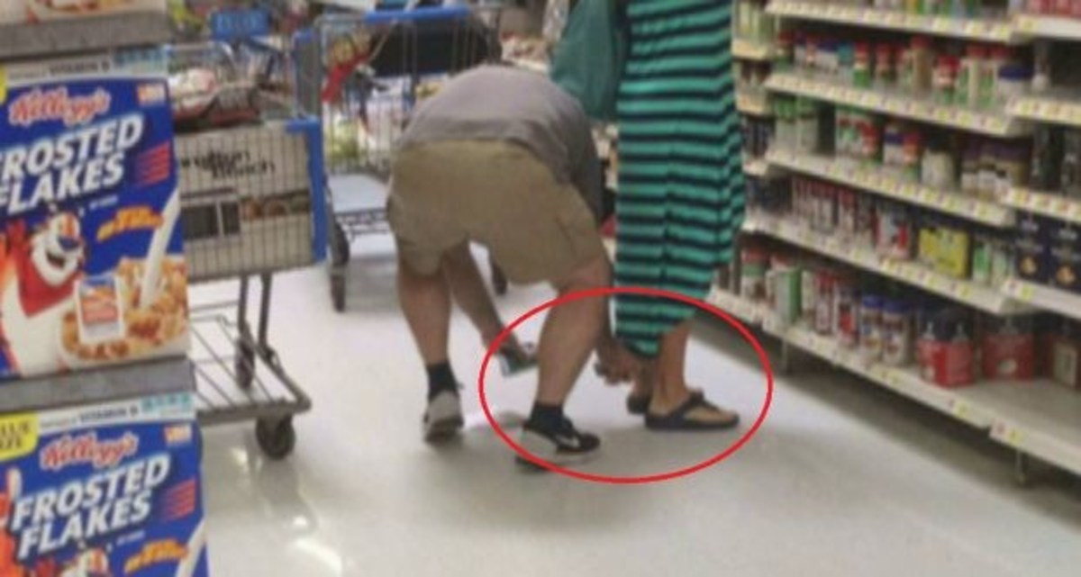 Husband Sees Man At Walmart Taking Upskirt Pic Of Wife, Takes Matters