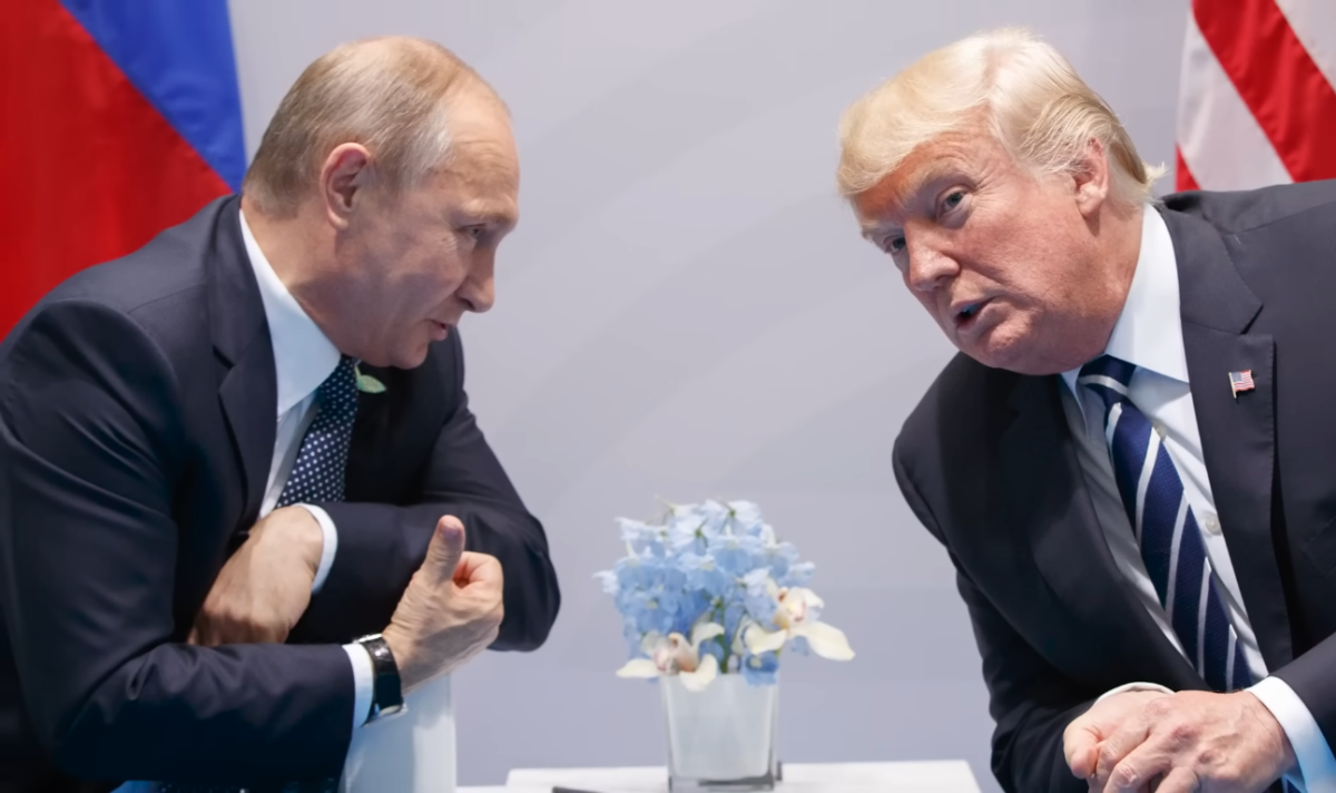 President Putin talking to President Trump, Photo Credit: On Demand News/Youtube