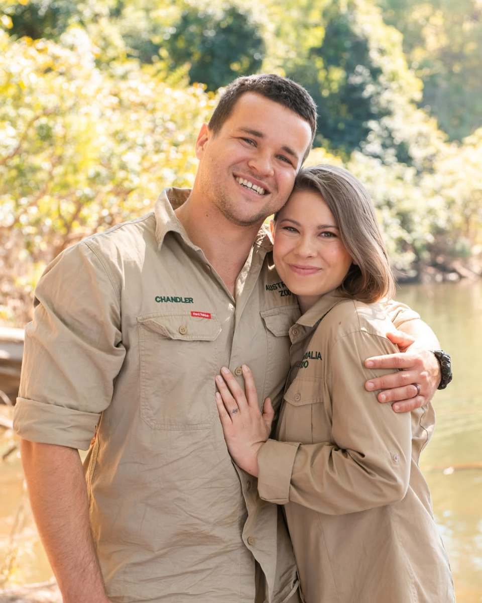 Bindi Irwin posing with her husband, Photo Credit: bindisueirwin/Instagram