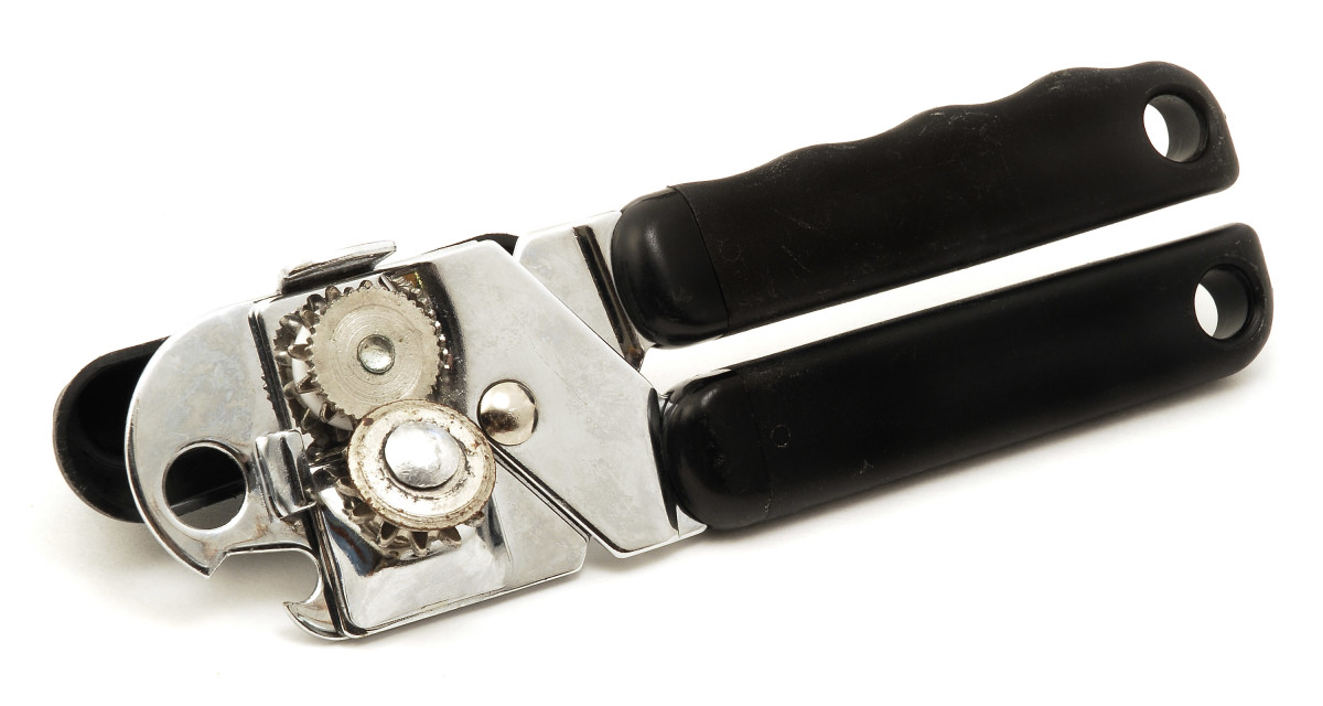 A typical can opener (for illustrative purposes), Photo Credit: Wikimedia