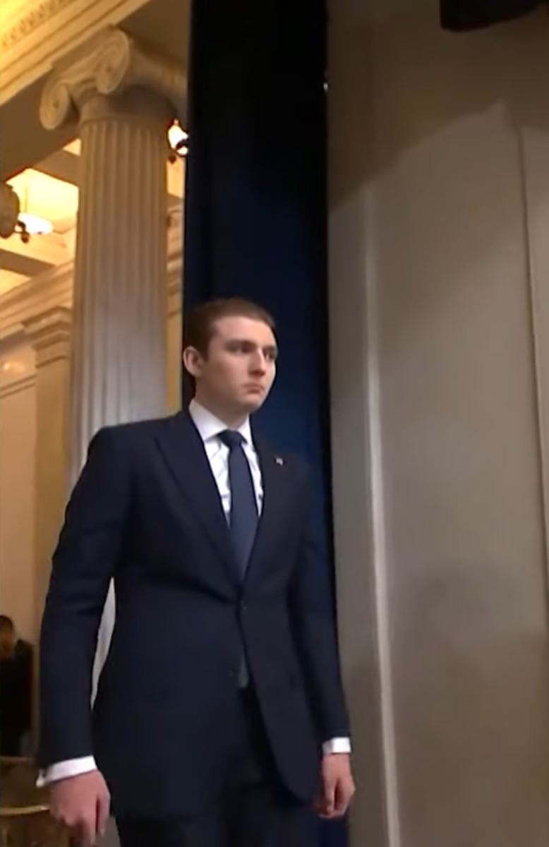 Barron Trump walking during his father's inauguration, Photo Credit: Nicki Swift/Youtube