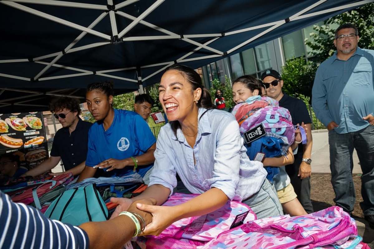 Alexandria Ocasio-Cortez at Mill Brook Houses Family Day, Photo Credit: aoc/Instagram