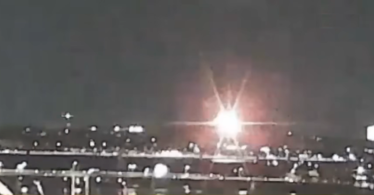 Explosion of the Flight 5342 midair, Photo Credit: Today/Youtube