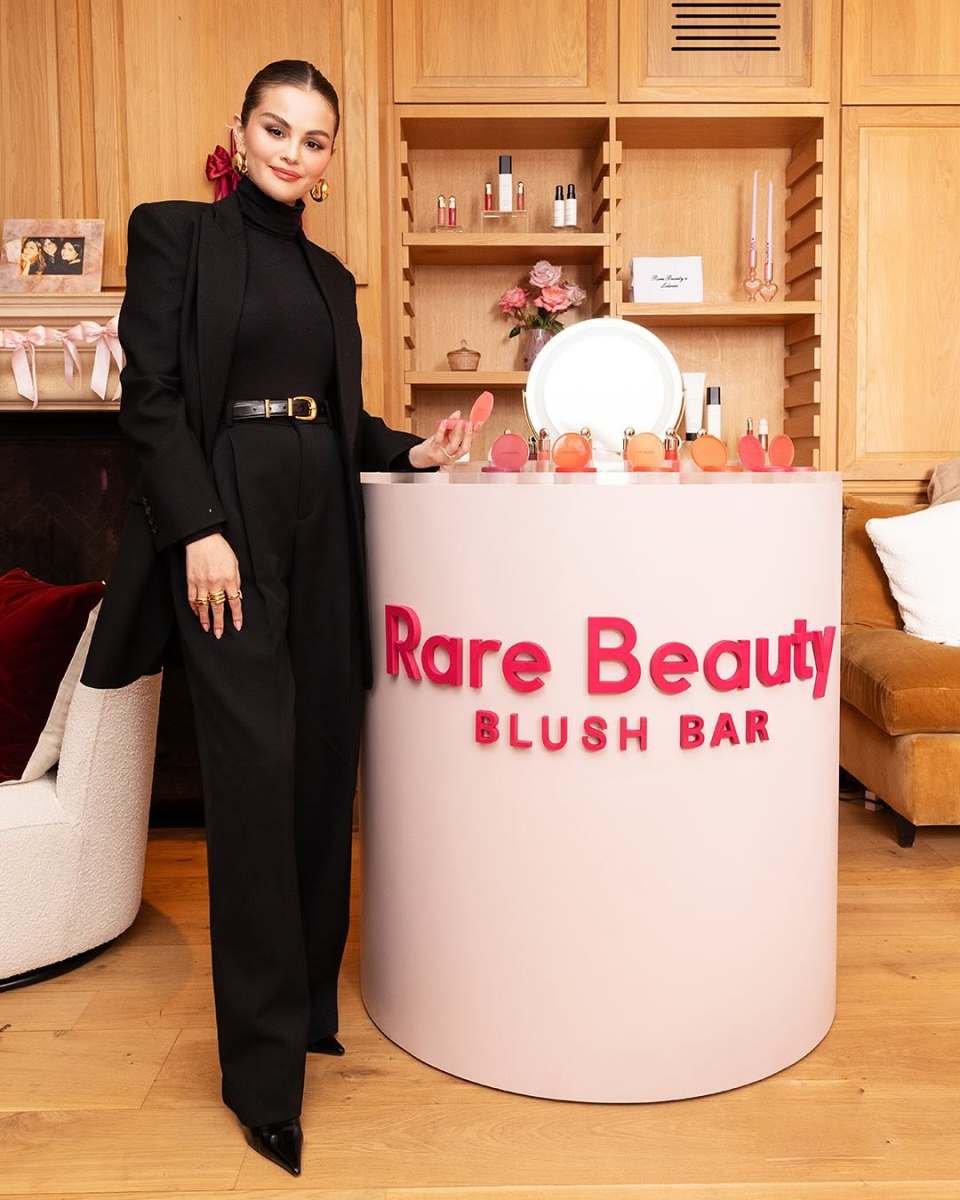 Selena Gomez at the Lolavie and Rare Beauty Galentine’s Day event, Photo Credit: selenagomez/Instagram