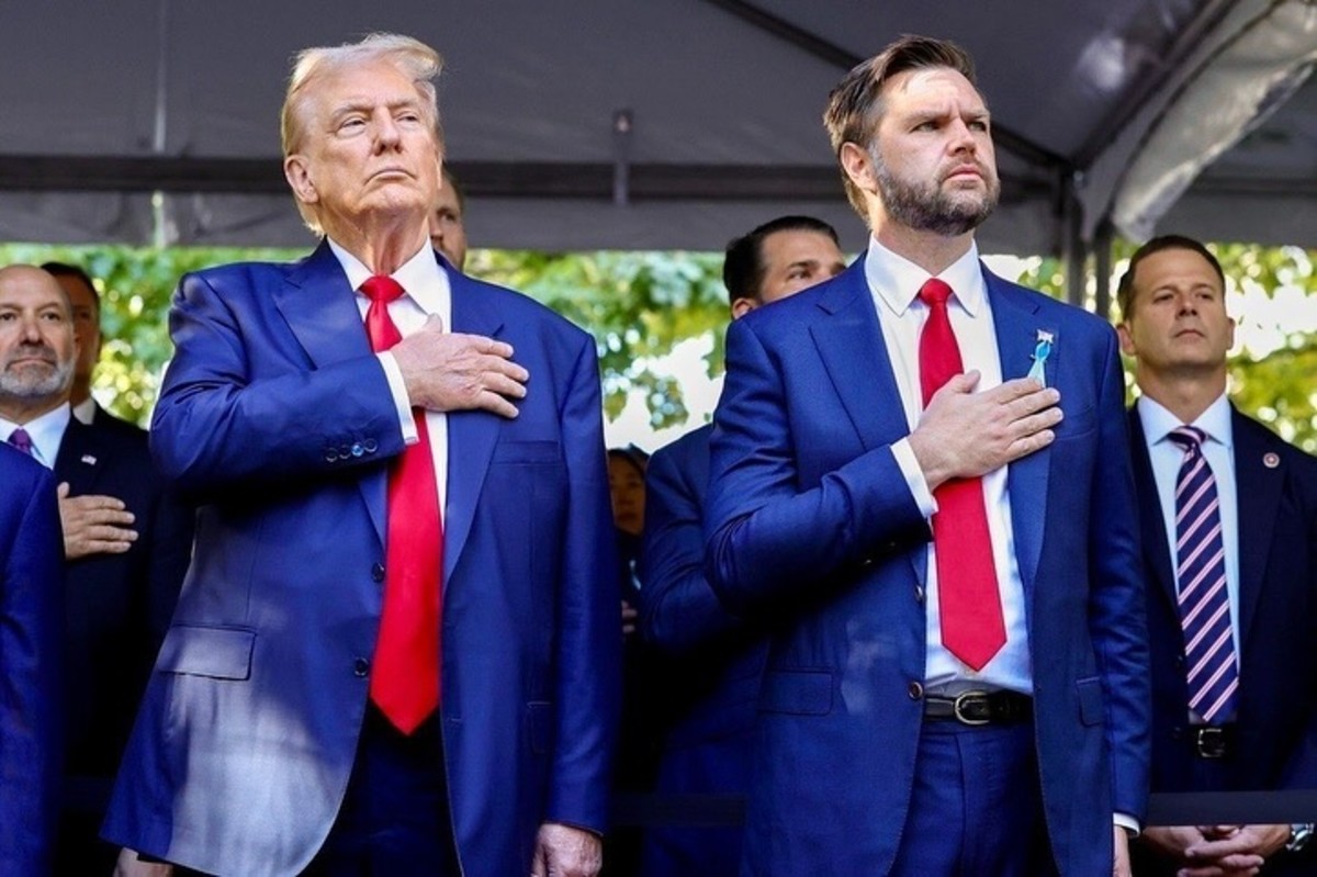 Donald Trump and JD Vance at the 9/11 Memorial, Photo Credit: jdvance/Instagram