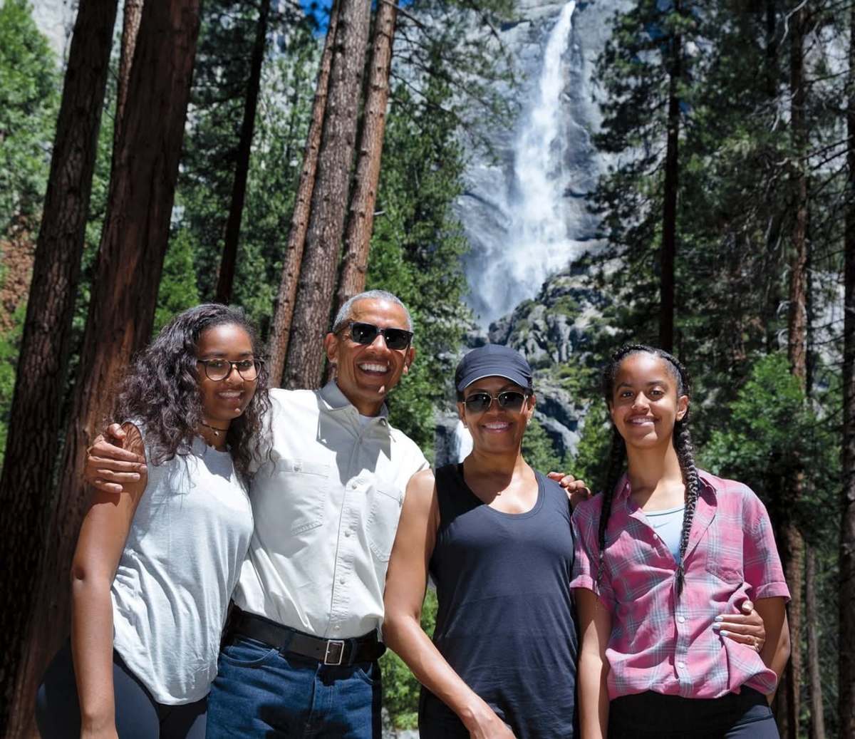 Barack Obama and Michelle Obama with children Malia and Sasha, Photo Credit: barackobama/Instagram