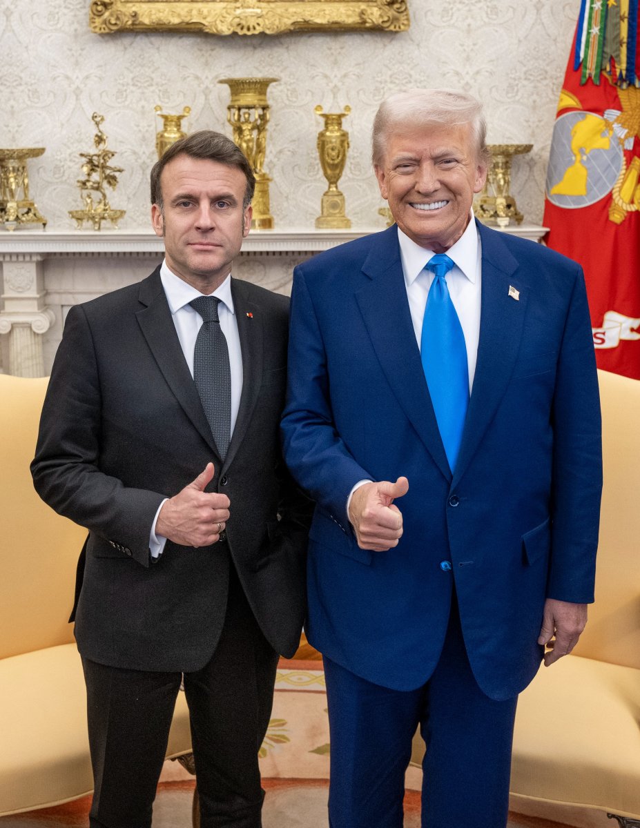 President Donald Trump with French President Emmanuel Macron, Photo Credit: The White House/X