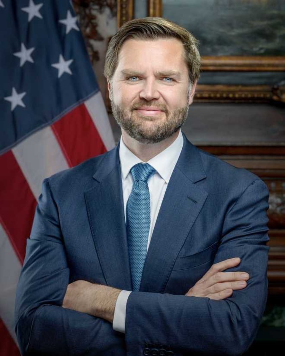 Official portrait of JD Vance, Photo Credit: Wikimedia