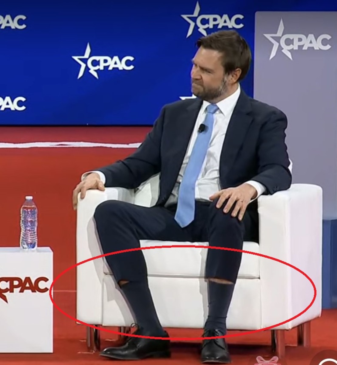 Vice President JD Vance and Mercedes Schlapp in a CPAC interview, Photo Credit: Clerpatriot/X